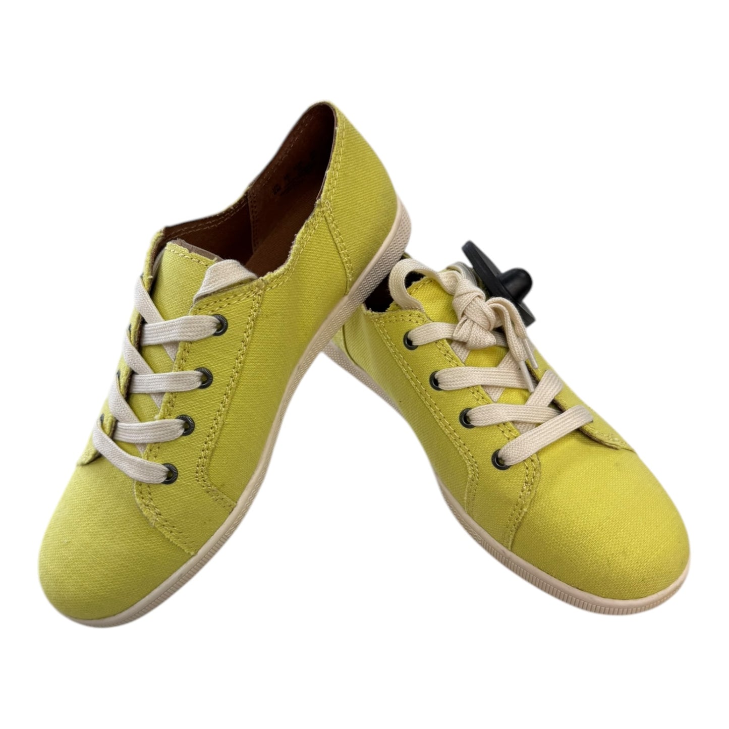 Shoes Sneakers By ZODIAC In White & Yellow, Size:8