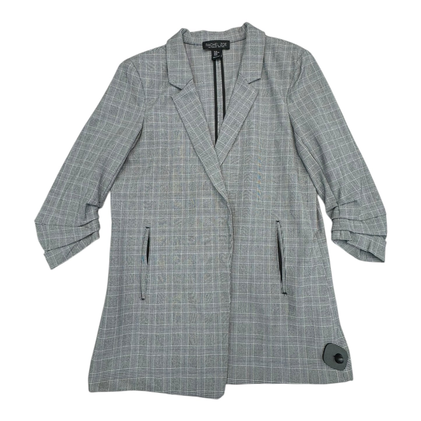 Blazer By Rachel Zoe In Plaid Pattern, Size:Xl