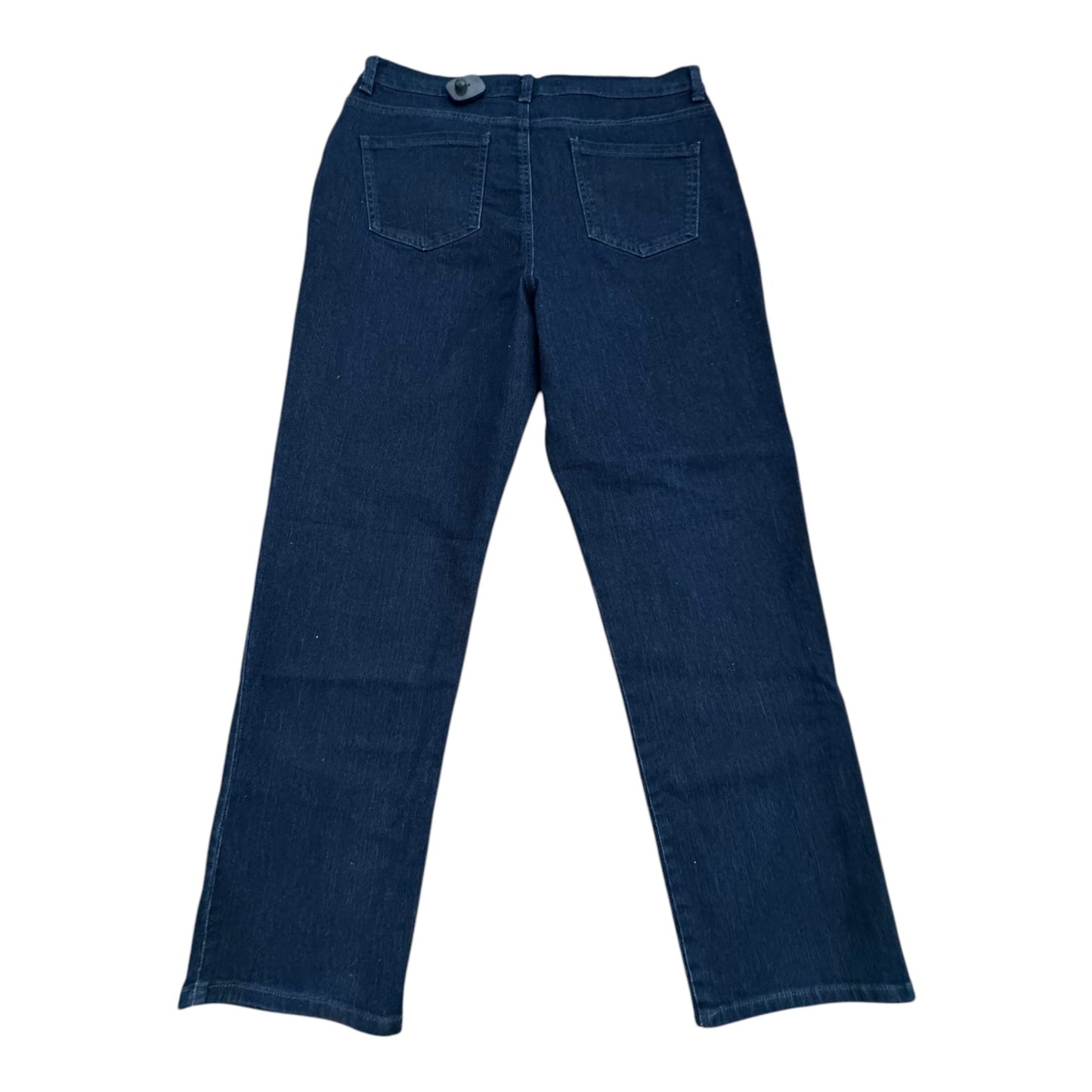 Jeans Straight By Gloria Vanderbilt In Blue Denim, Size:16