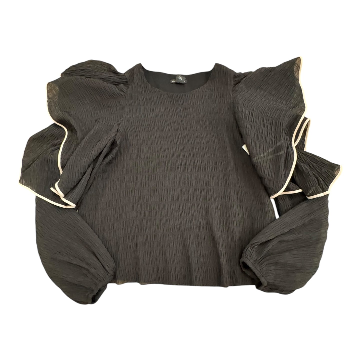 Top Ls By Club Monaco In Black, Size:S