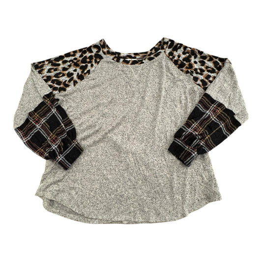 Sweater By Maurices In Animal Print, Size:Xl