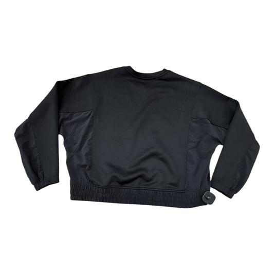 Athletic Sweatshirt Crewneck By Flx In Black, Size:M