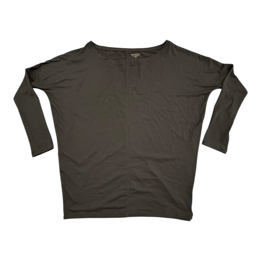 Athletic Top Ls Crewneck By Athleta In Black, Size:Xs