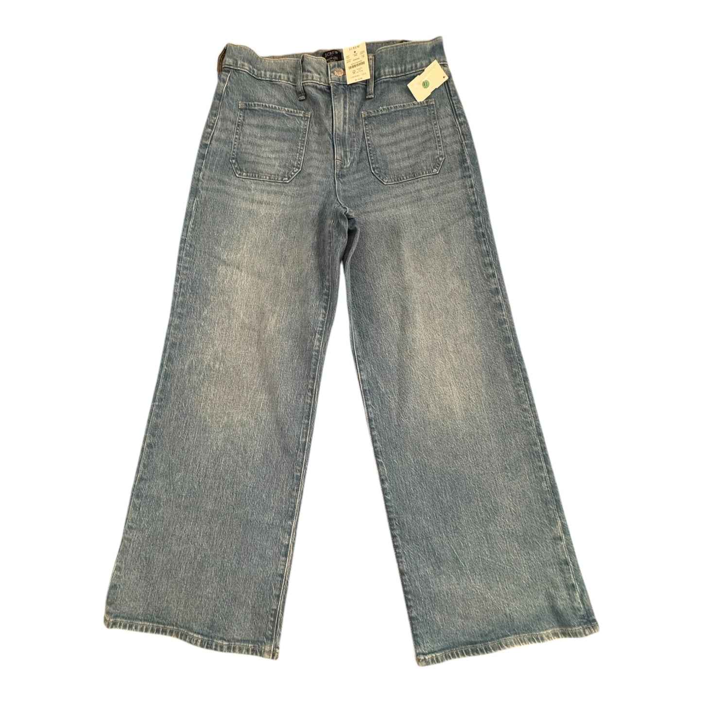 Jeans Straight By J. Crew In Blue Denim, Size:6