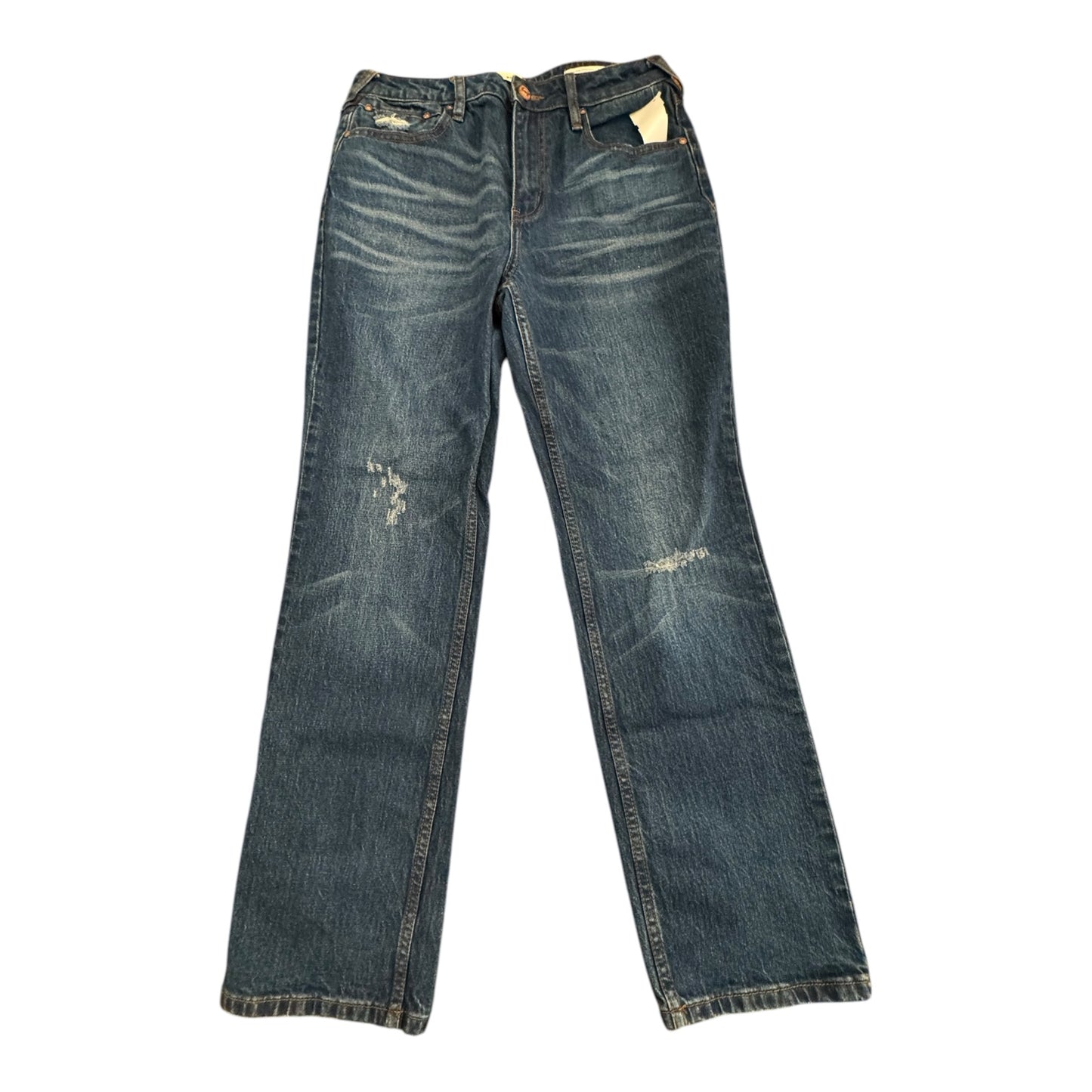 Jeans Straight By CLEO + WOLF In Blue Denim, Size:10