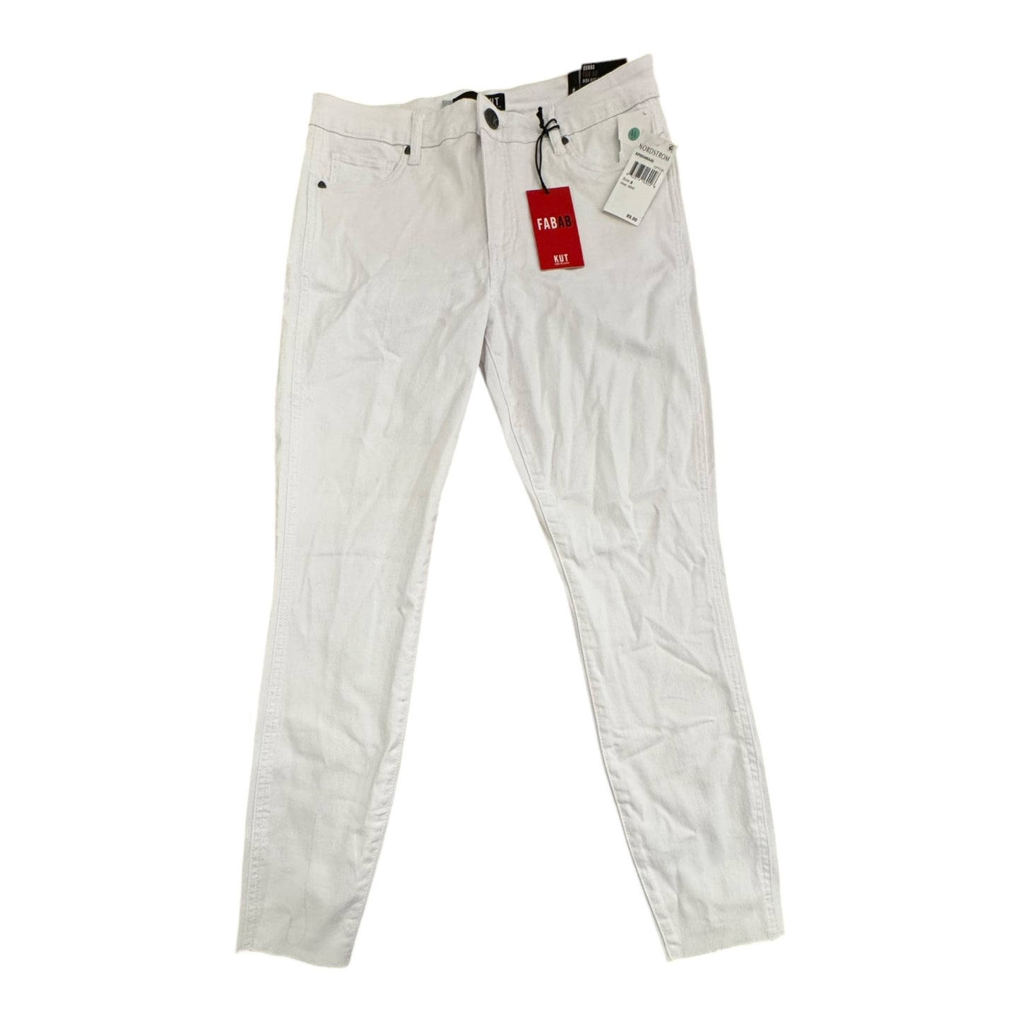 Jeans Skinny By Kut In White, Size:8