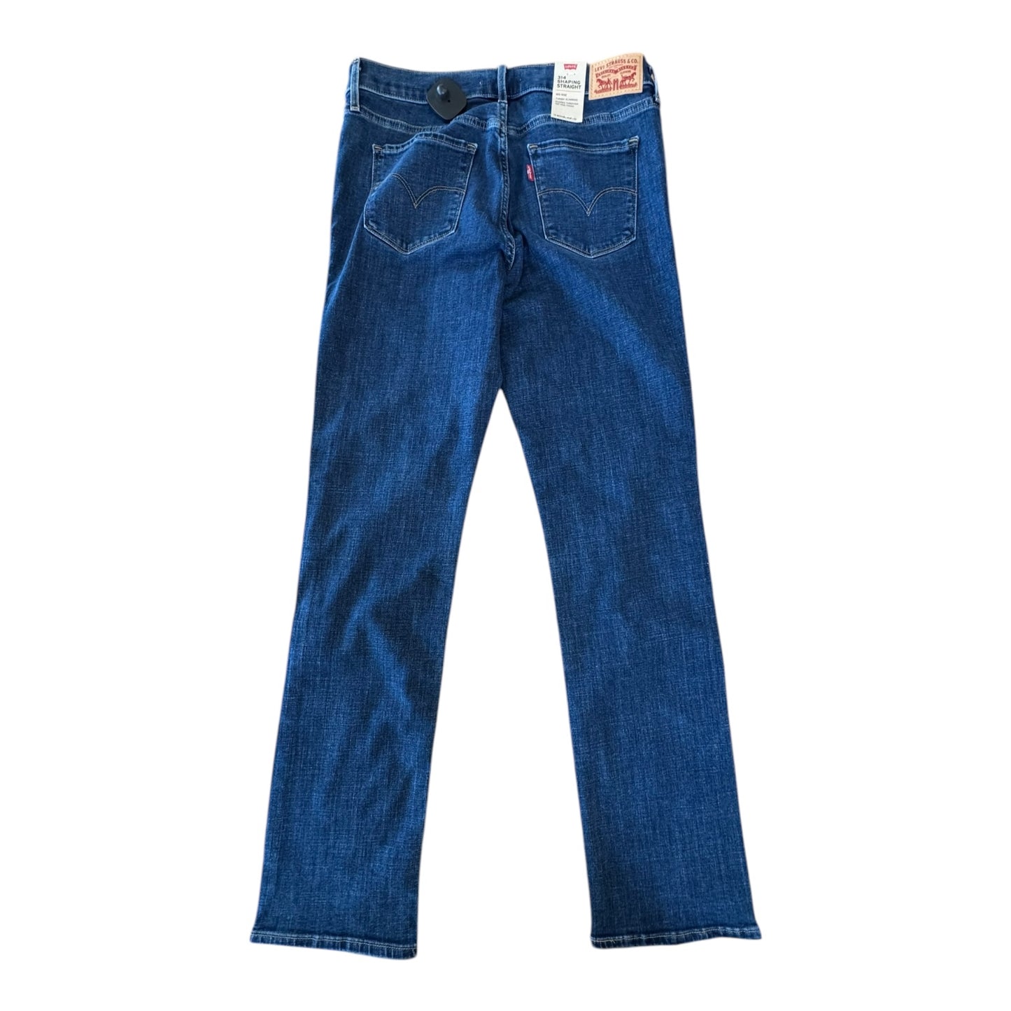 Jeans Straight By Levis In Blue Denim, Size:10