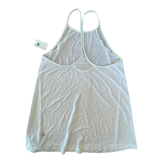 Athletic Tank Top By Lululemon In White, Size:S