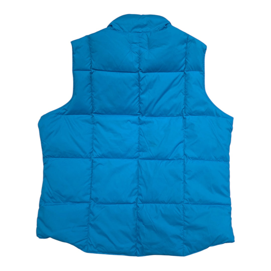 Vest Puffer & Quilted By Lands End In Blue, Size:L