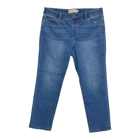 Jeans Skinny By Soft Surroundings In Blue Denim, Size:Xlp