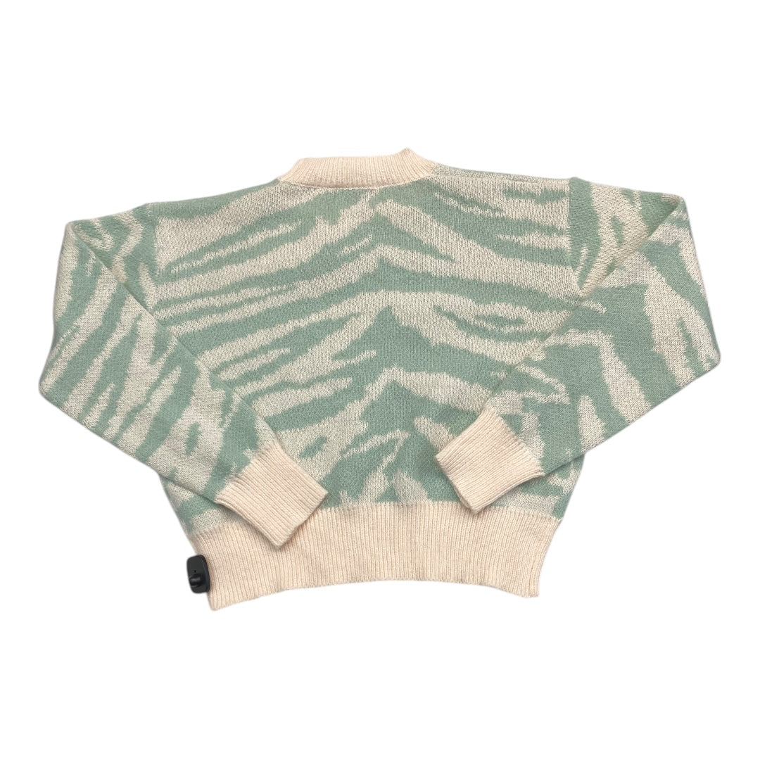 Sweater By Cmc In Green & White, Size:Xl