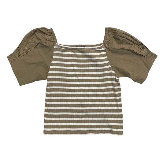Top Ss By J. Crew In Tan, Size:Xl