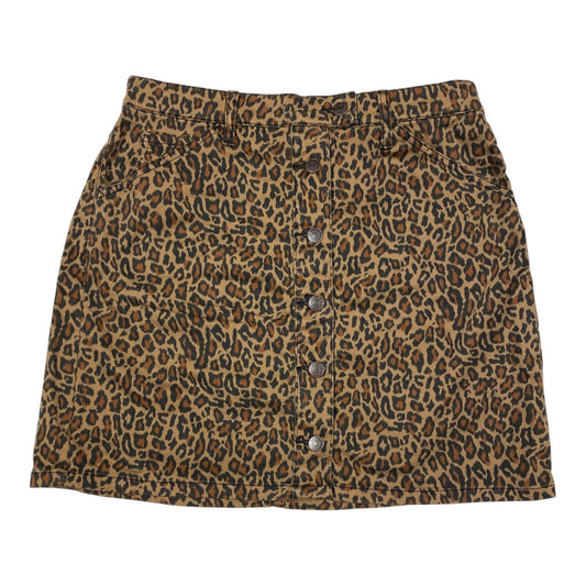 Skirt Mini & Short By Banana Republic In Animal Print, Size:10