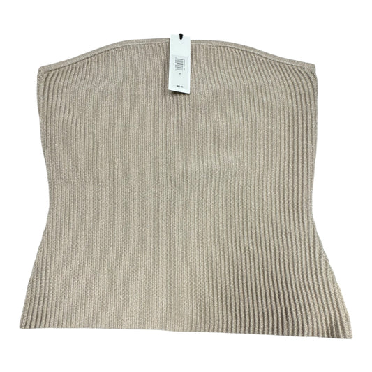 Top Sleeveless By Banana Republic In Tan, Size:S