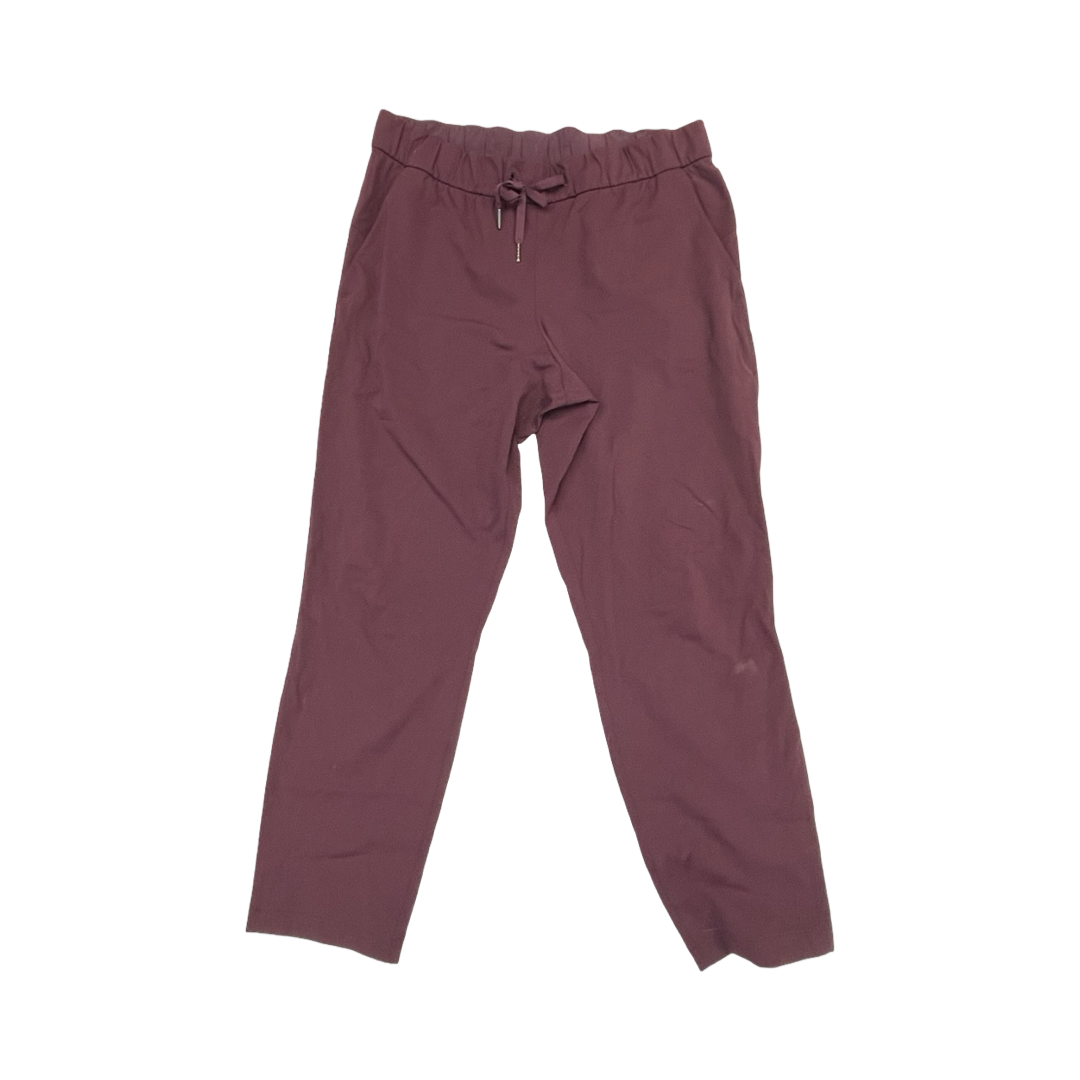 Athletic Pants By Lululemon In Purple, Size:10