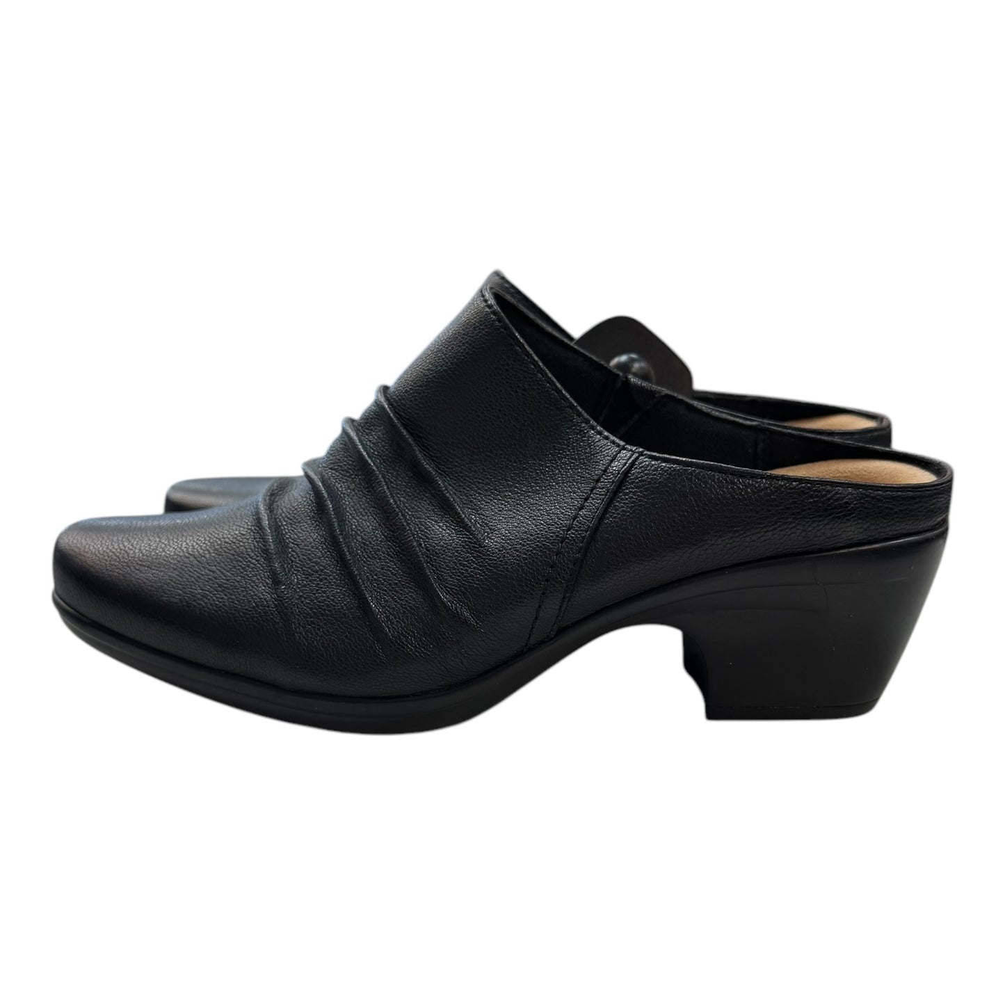 Shoes Heels Block By Clarks In Black, Size:8.5