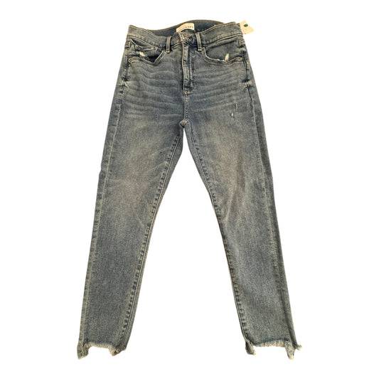 Jeans Skinny By Loft In Blue Denim, Size:4