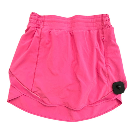 Athletic Skort By Lululemon In Pink, Size:S