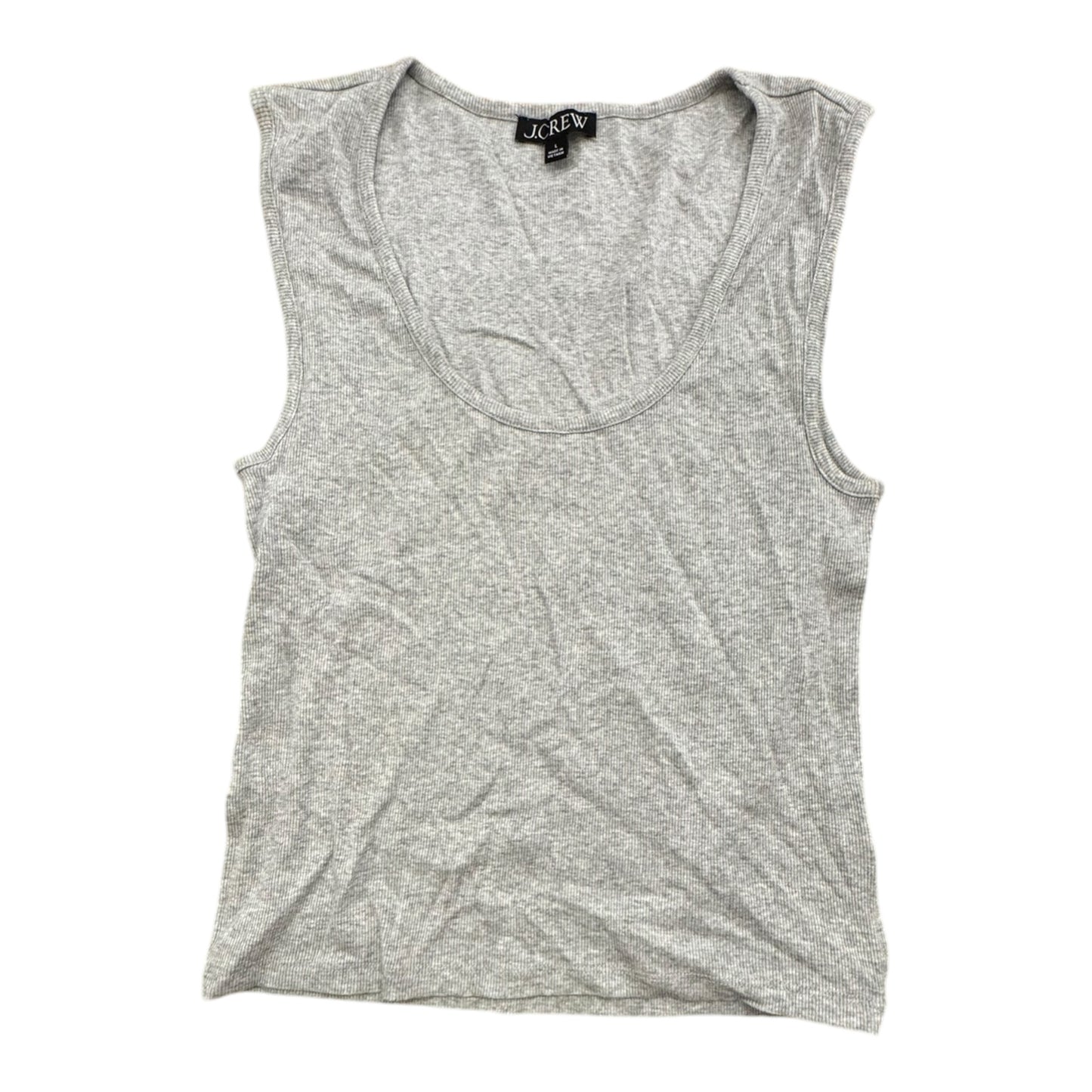 Top Sleeveless Basic By J. Crew In Grey, Size:L