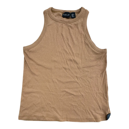 Top Sleeveless Basic By Rachel Zoe In Brown, Size:Xl