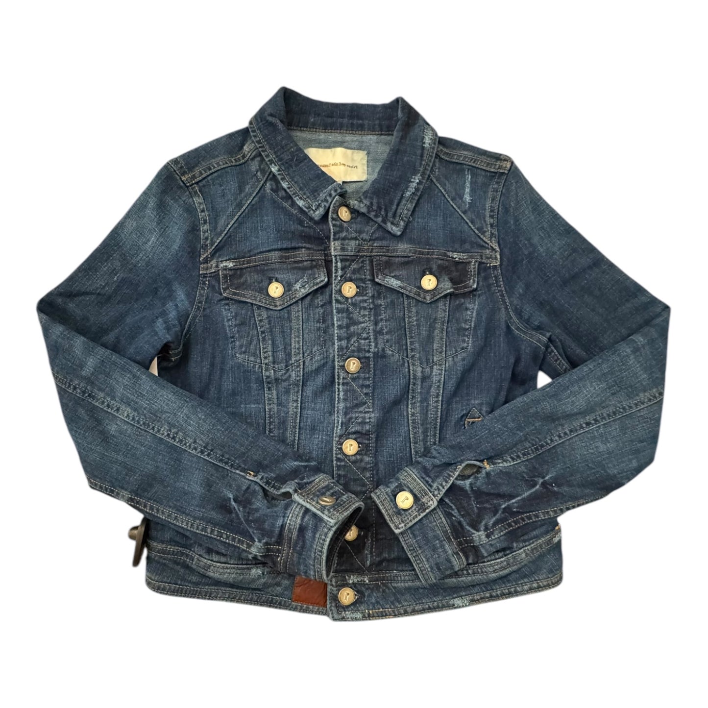 Jacket Denim By Pilcro In Blue Denim, Size:M