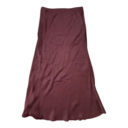 Skirt Midi By Anthropologie In Red, Size:S