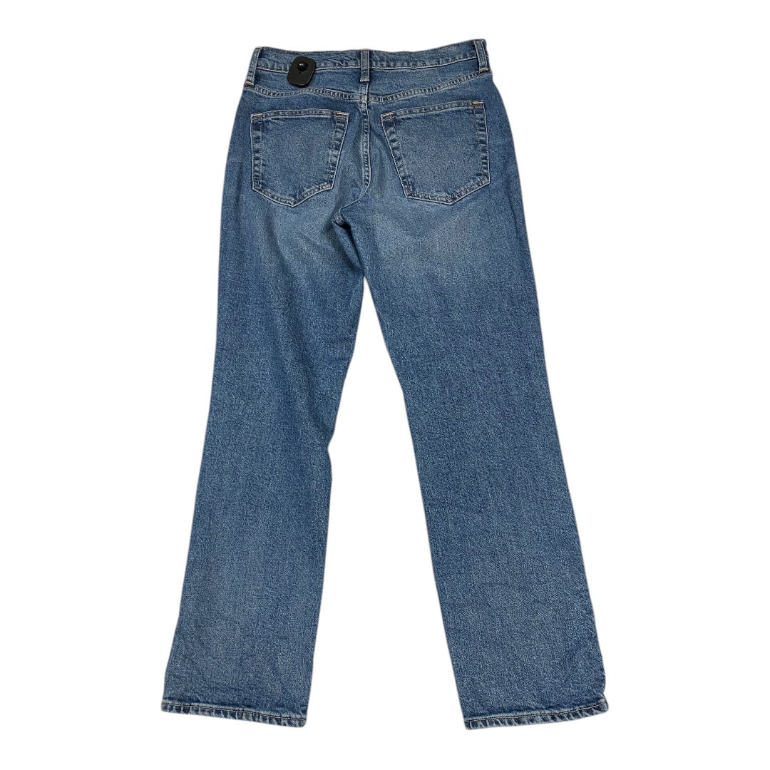 Jeans Straight By Gap In Blue Denim, Size:6