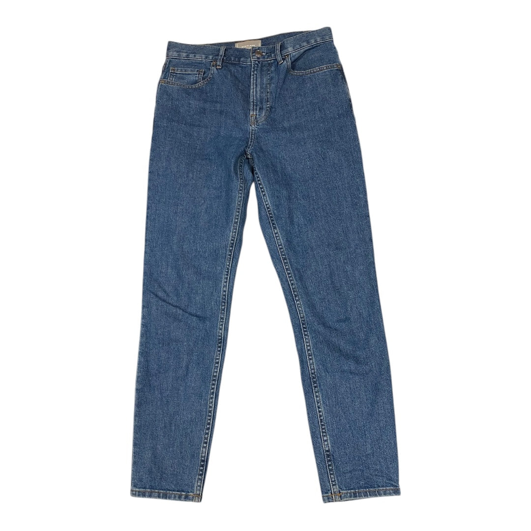 Jeans Straight By Everlane In Blue Denim, Size:6