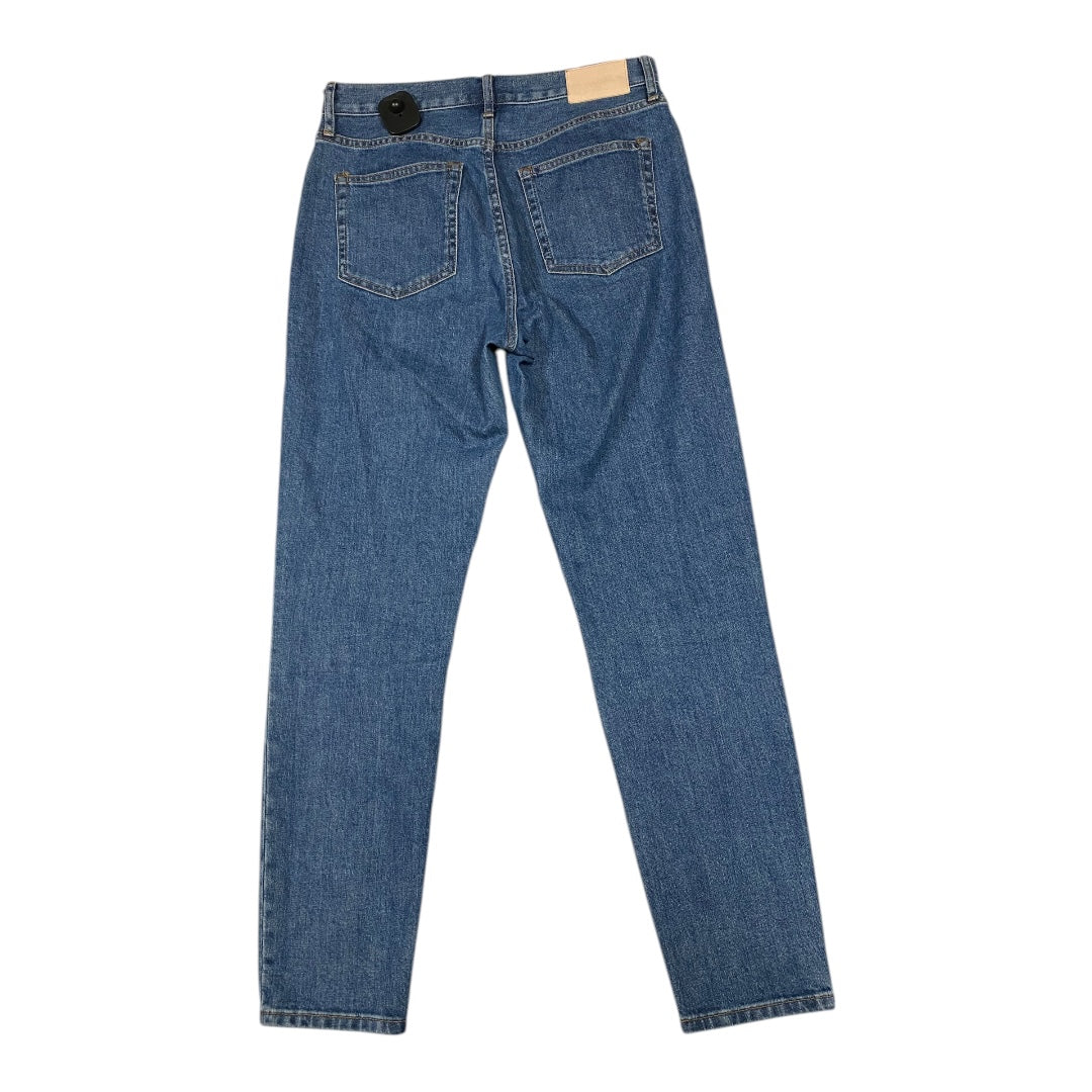 Jeans Straight By Everlane In Blue Denim, Size:6