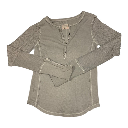 Top Ls By We The Free In Grey, Size:Xl