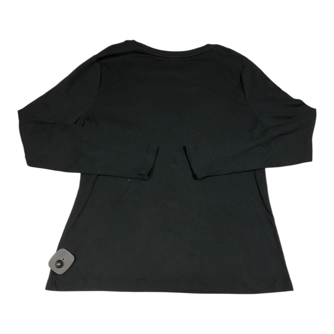 Top Ls Basic By A New Day In Black, Size:Xl