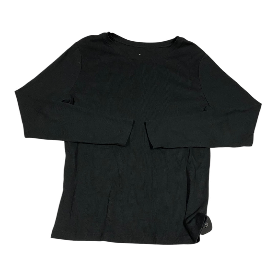 Top Ls Basic By A New Day In Black, Size:Xl