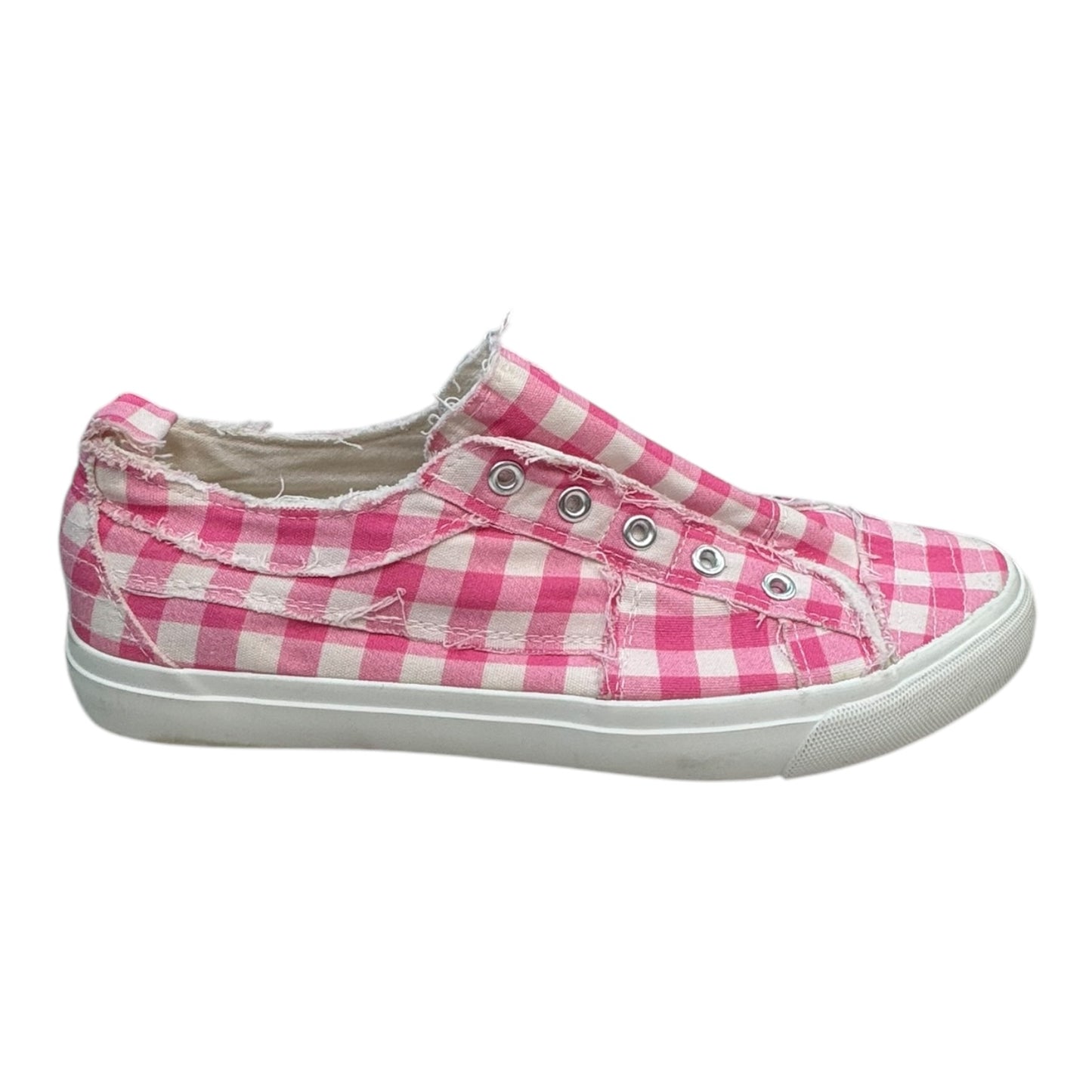 Shoes Athletic By Corkys In Pink & White, Size:11