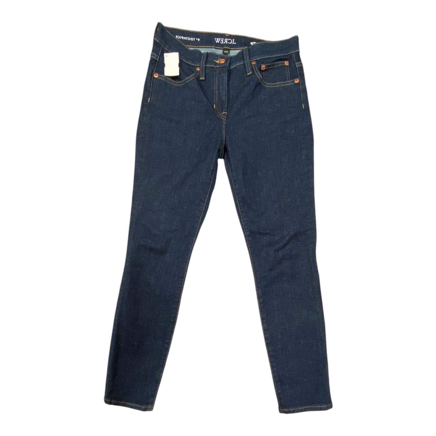 Jeans Skinny By J. Crew In Blue Denim, Size:4P