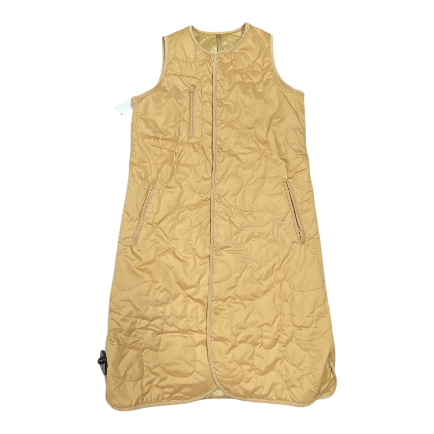 Vest Designer Puffer & Quilted By Lululemon In Gold, Size:2