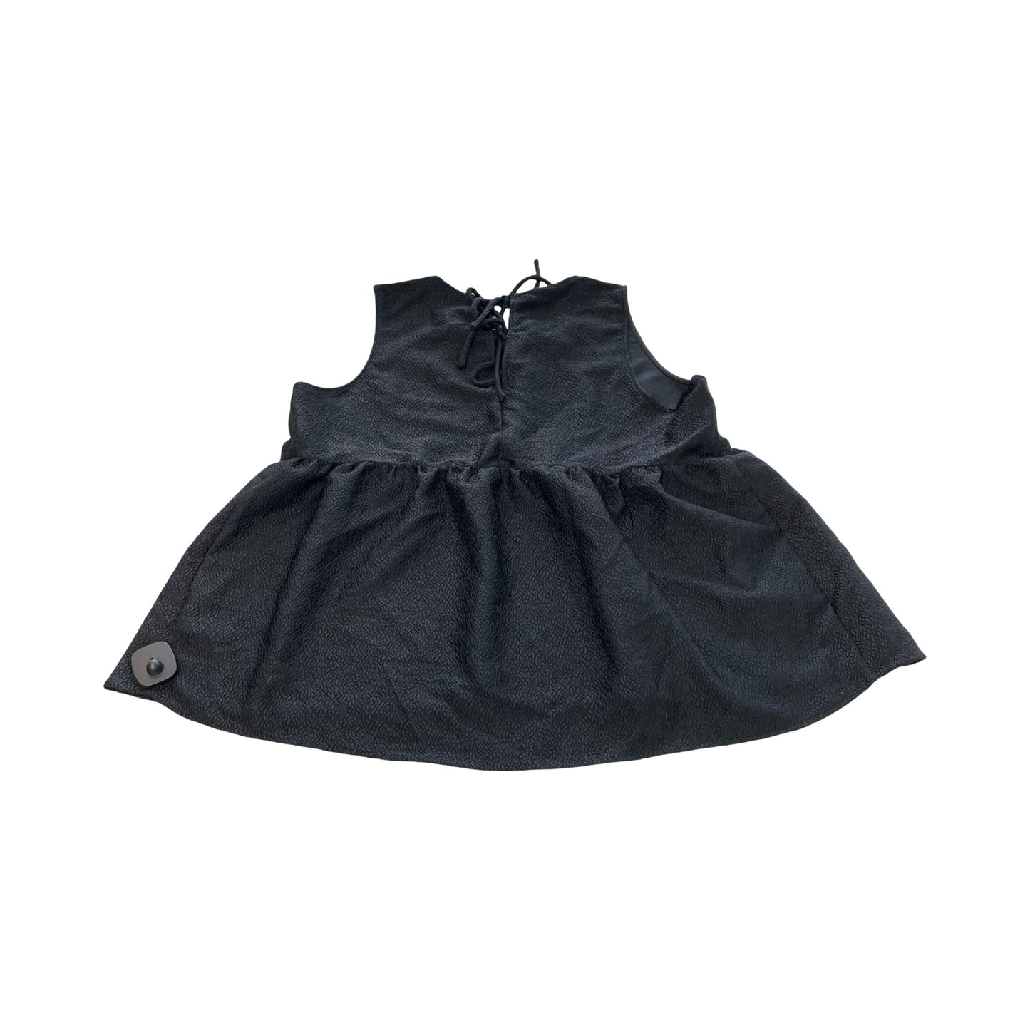 Top Sleeveless By Who What Wear In Black, Size:Xxl