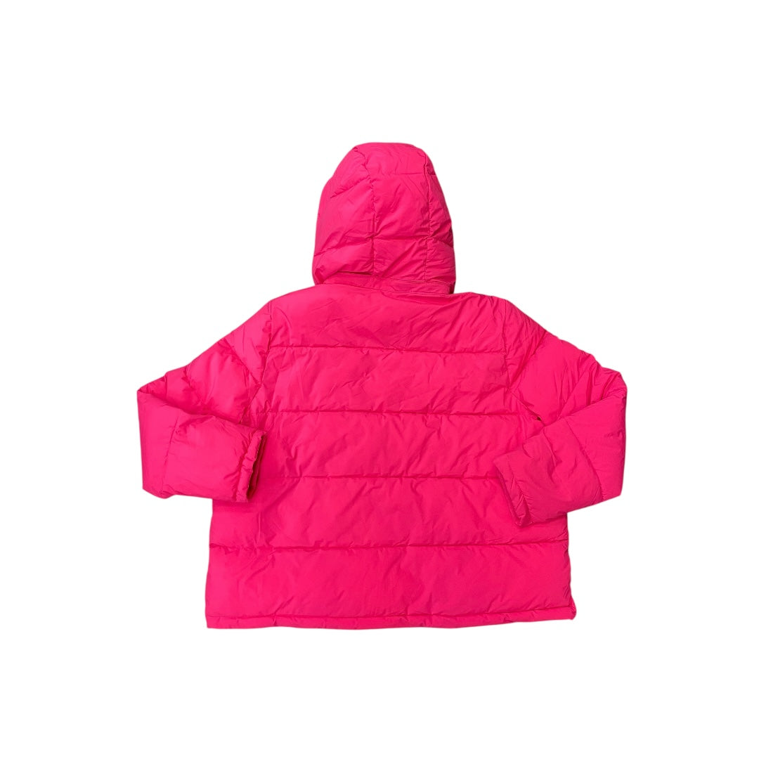 Jacket Puffer & Quilted By Calvin Klein In Pink, Size:Xxl
