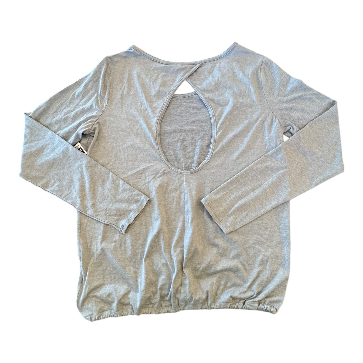 Athletic Top Ls Crewneck By Gap In Grey, Size:M