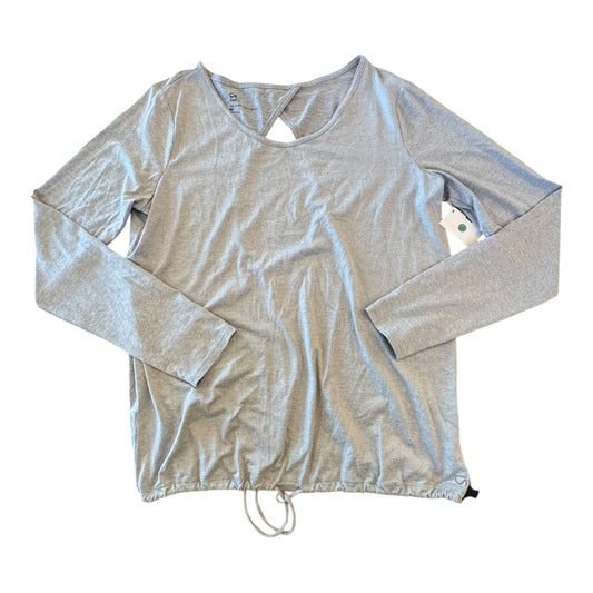 Athletic Top Ls Crewneck By Gap In Grey, Size:M