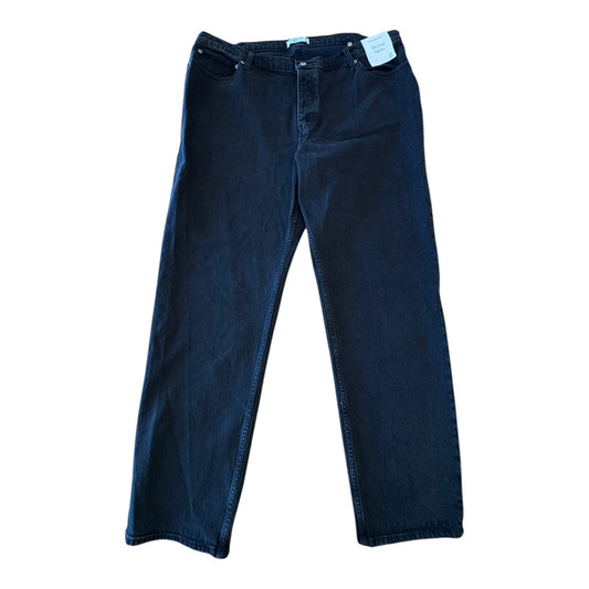 Jeans Skinny By Abercrombie And Fitch In Black Denim, Size:20