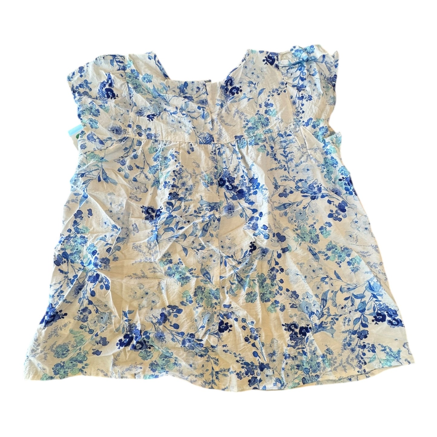 Top Ss By Leela & Lavender In Blue & White, Size:L