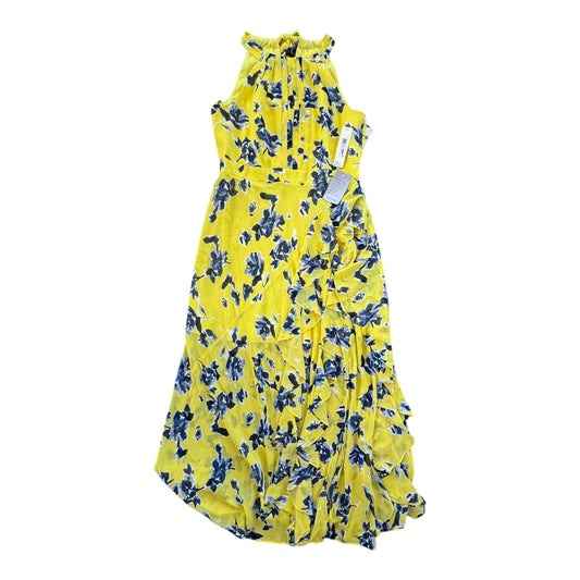 Dress Party Long By Eliza J In Yellow, Size:14P