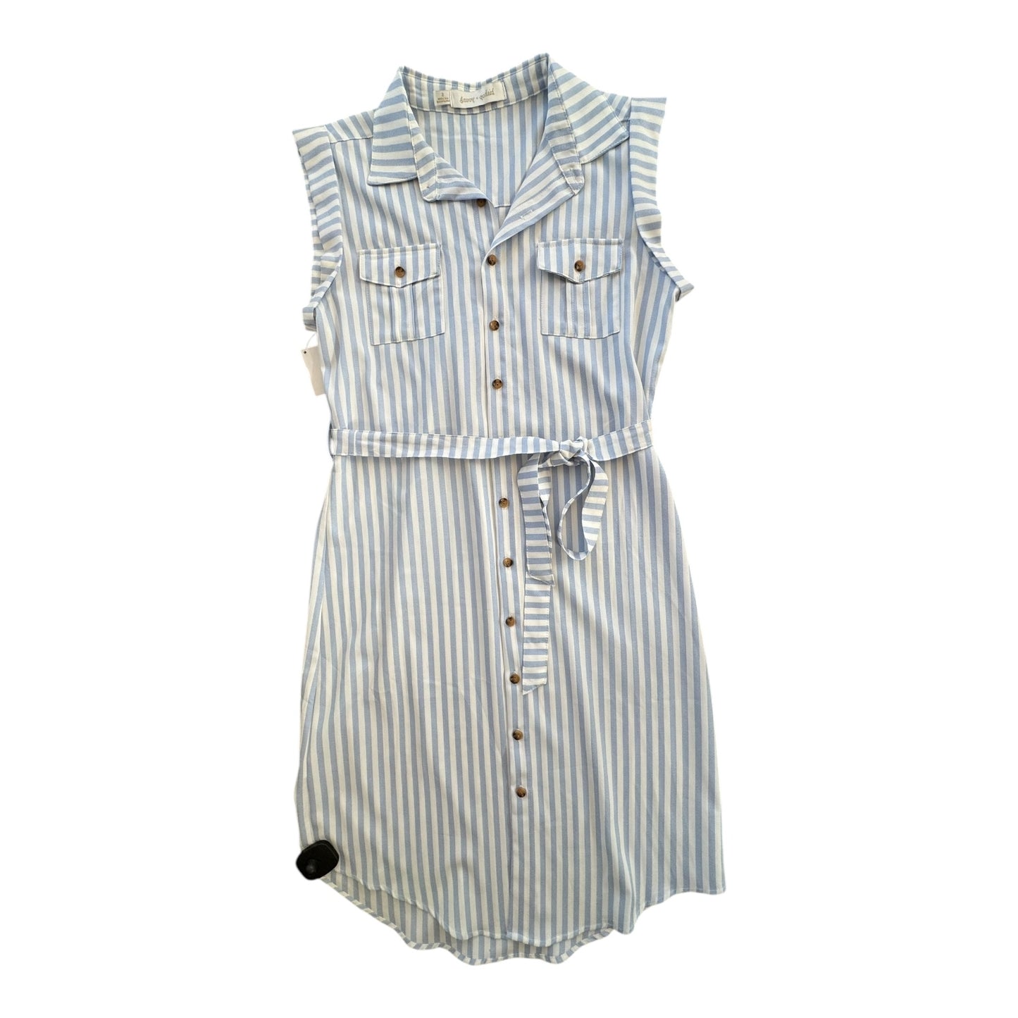 Dress Casual Midi By Bishop + Young In Striped Pattern, Size:S