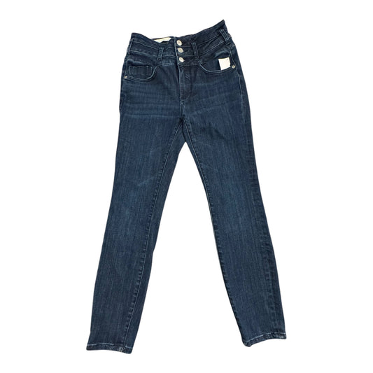 Jeans Skinny By Pilcro In Blue Denim, Size:6