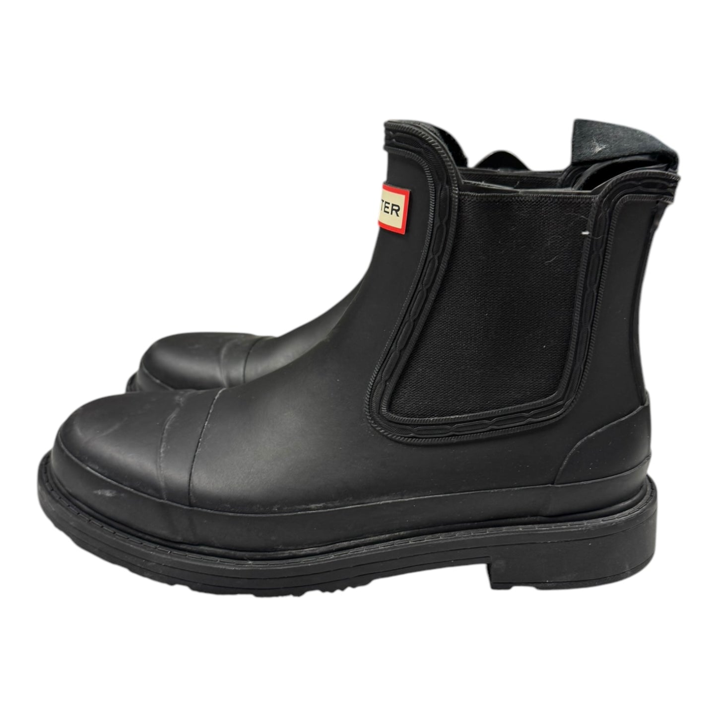 Boots Rain By Hunter In Black, Size:6