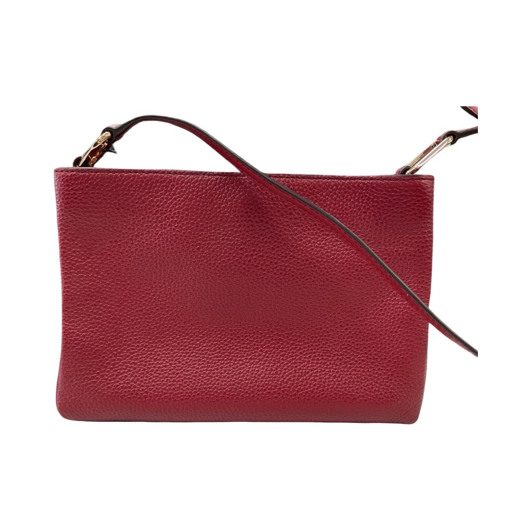 Handbag Designer By Michael Kors In Red, Size:Medium