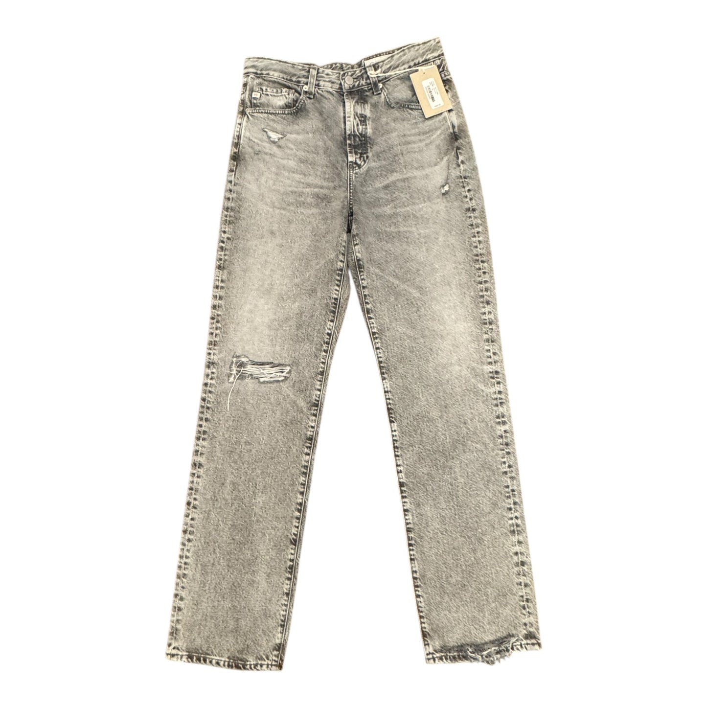 Jeans Straight By Ag Jeans In Grey, Size:2