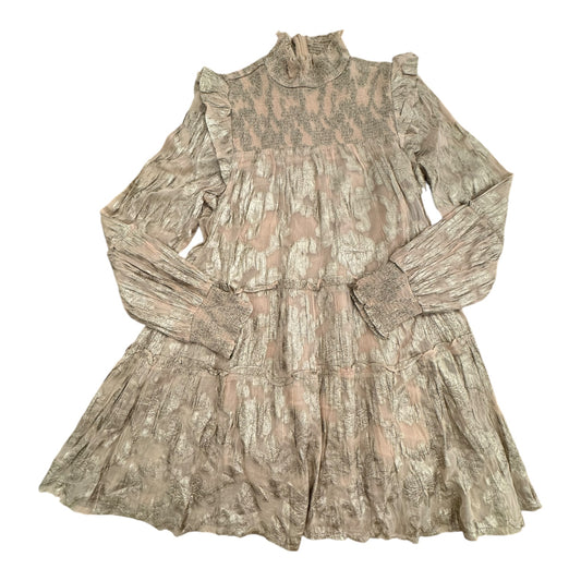 Dress Casual Short By Elan In Peach, Size:S