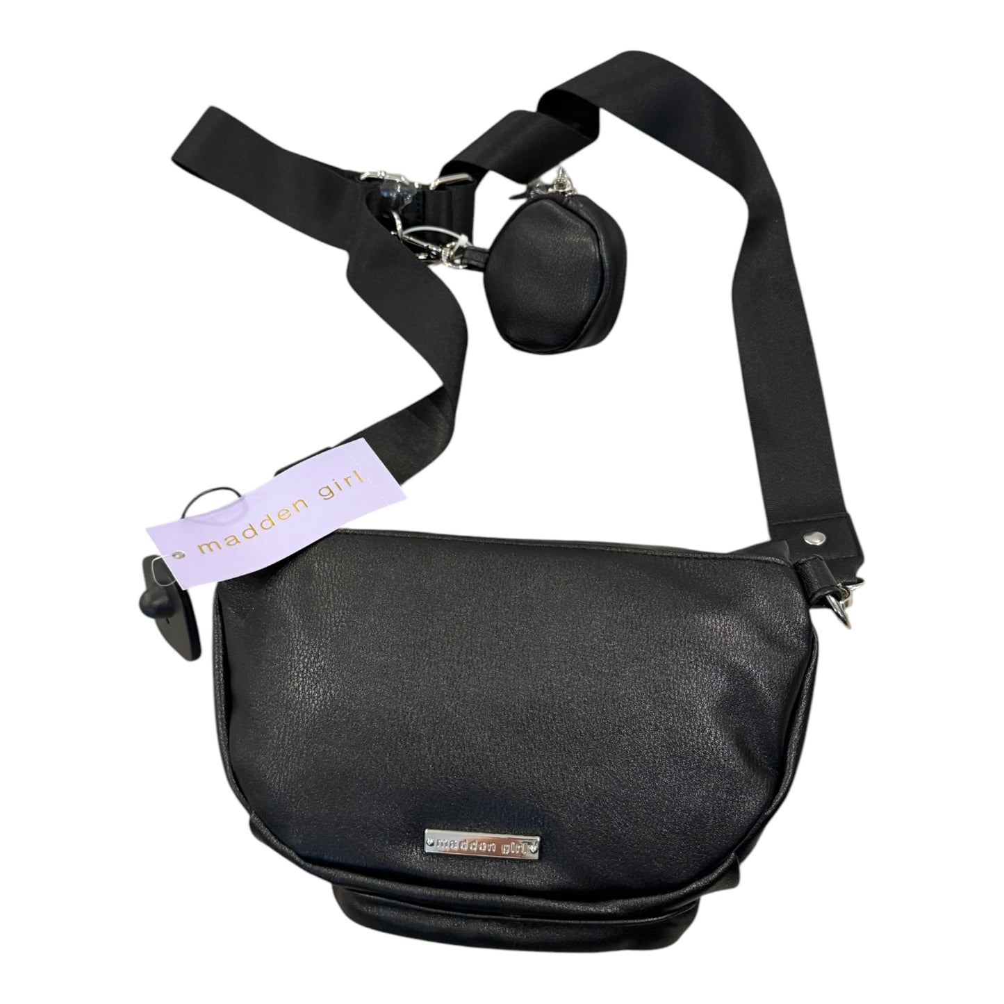 Belt Bag By Madden Girl In Black, Size:Medium