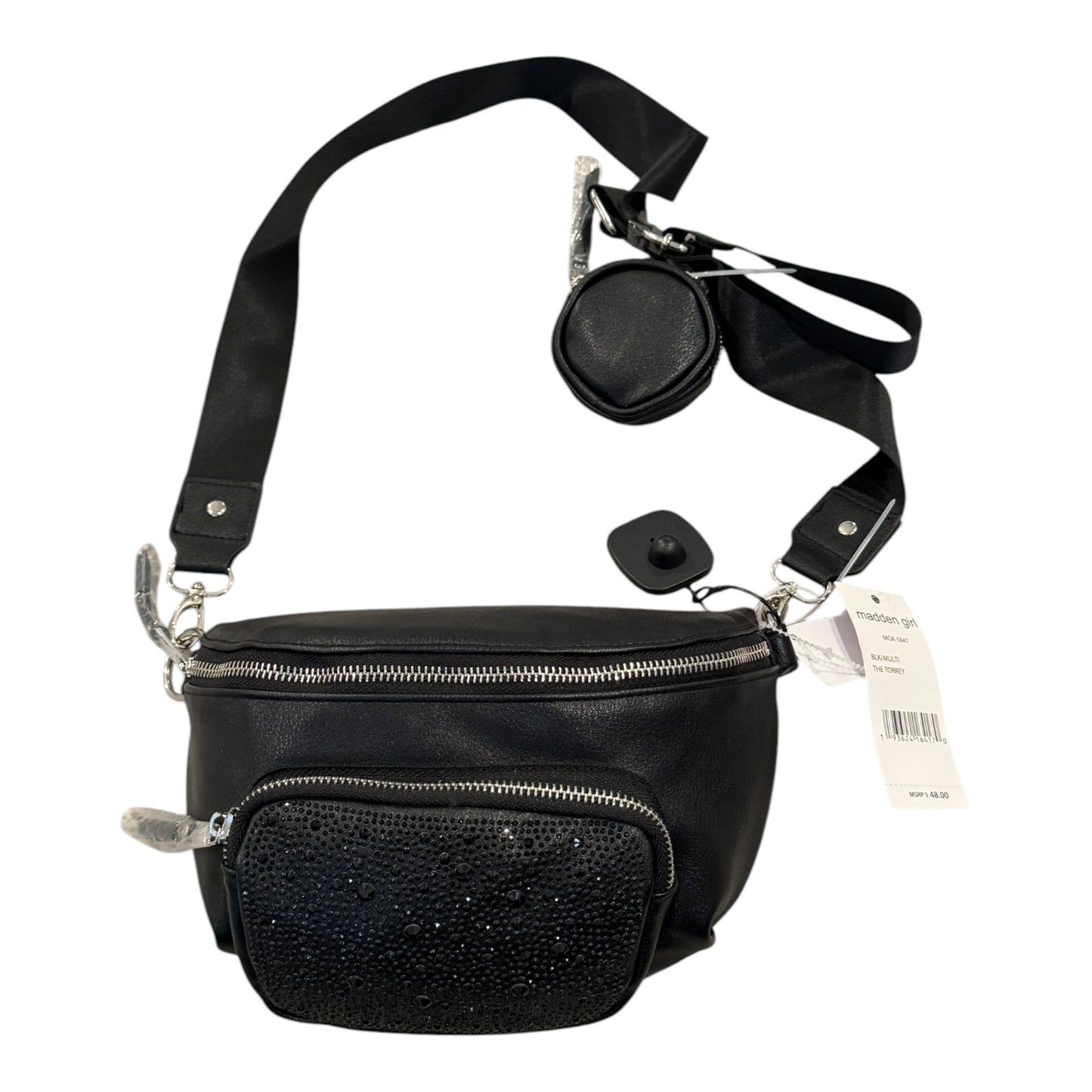 Belt Bag By Madden Girl In Black, Size:Medium